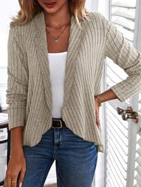 Damen Strickjacke mit offener Front für Freizeit-Look-Luzern Mode