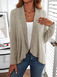 Damen Strickjacke mit offener Front für Freizeit-Look-Luzern Mode