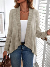 Damen Strickjacke mit offener Front für Freizeit-Look-Luzern Mode