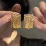 Lange Quastenohrringe | Gold Silber Stilvoll Einzigartig Vielseitig Langlebig-Gold-Luzern Mode