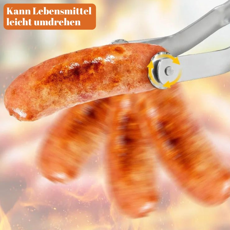 BBQ-Zange | Langlebig | Vielseitig | Edelstahl | Hitzebeständig | Geschenkidee-Luzern Mode