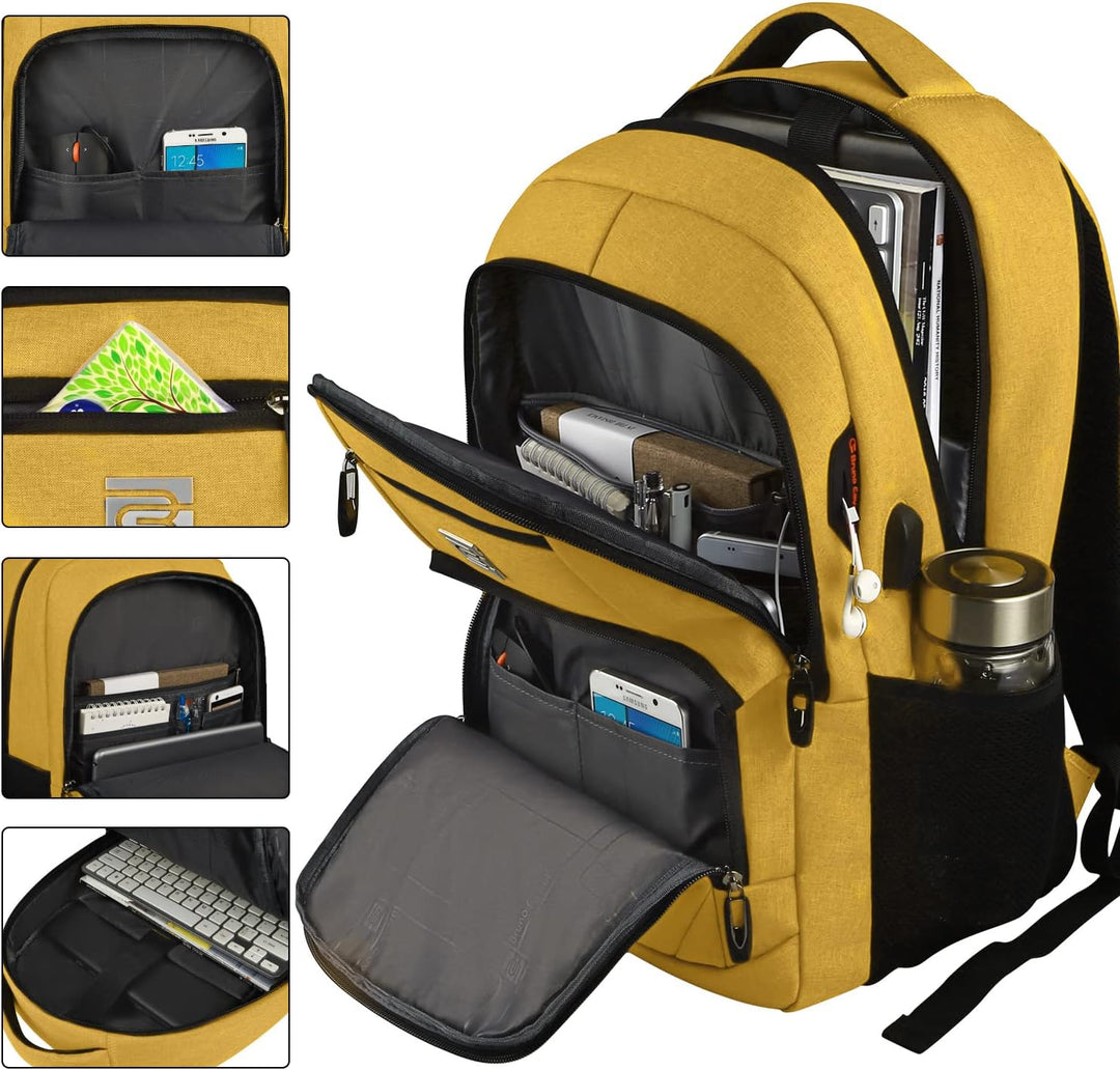 Dunne anti-diefstal laptoprugzak met USB-oplaadpoort