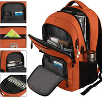 Dunne anti-diefstal laptoprugzak met USB-oplaadpoort