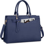 Wasserdichte Laptop-Tasche aus PU-Leder mit multifunktionalem Design für Damen