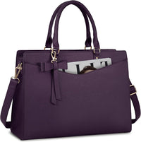Wasserdichte Laptop-Tasche aus PU-Leder mit multifunktionalem Design für Damen