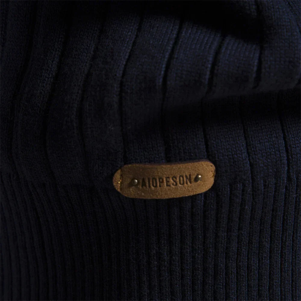 Herren Herbstpullover mit Reißverschluss – Daan