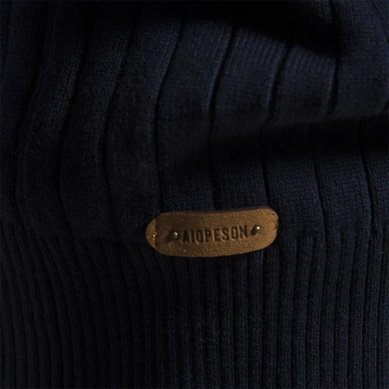 Herren Herbstpullover mit Reißverschluss – Daan