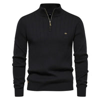 Herren Herbstpullover mit Reißverschluss – Daan