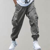 Herren Cargo Jogginghose mit Taschen und Kordelzug-Luzern Mode