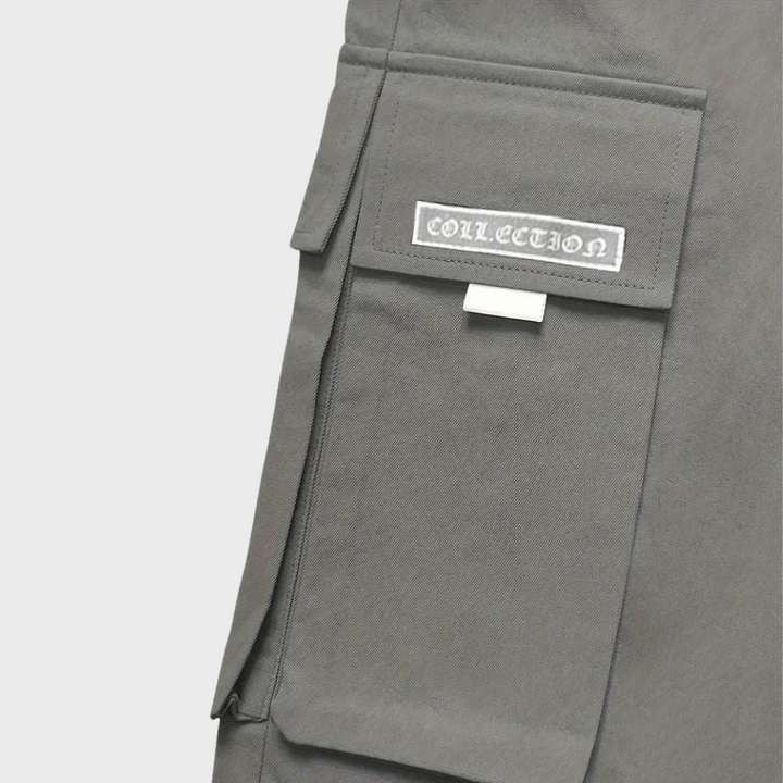 Herren Cargo Jogginghose mit Taschen und Kordelzug-Luzern Mode