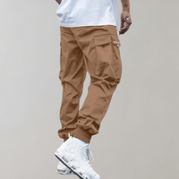 Herren Cargo Jogginghose mit Taschen und Kordelzug-Luzern Mode