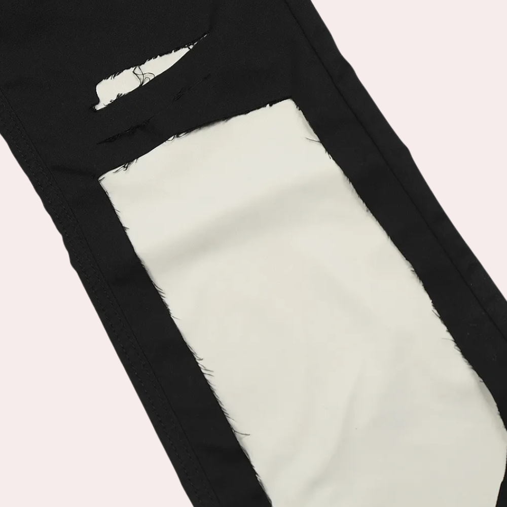 Herren Zweifarbige Outdoor-Hose mit Reißverschluss-Design-Luzern Mode