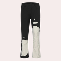 Herren Zweifarbige Outdoor-Hose mit Reißverschluss-Design-Luzern Mode