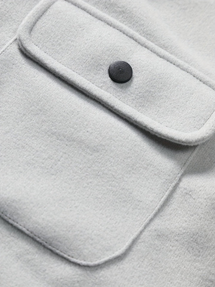 Herren Hemdjacke mit Taschen - Stilvolle Übergangsjacke-Luzern Mode