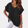Lässiges Damen T-Shirt mit V-Ausschnitt – Yuna
