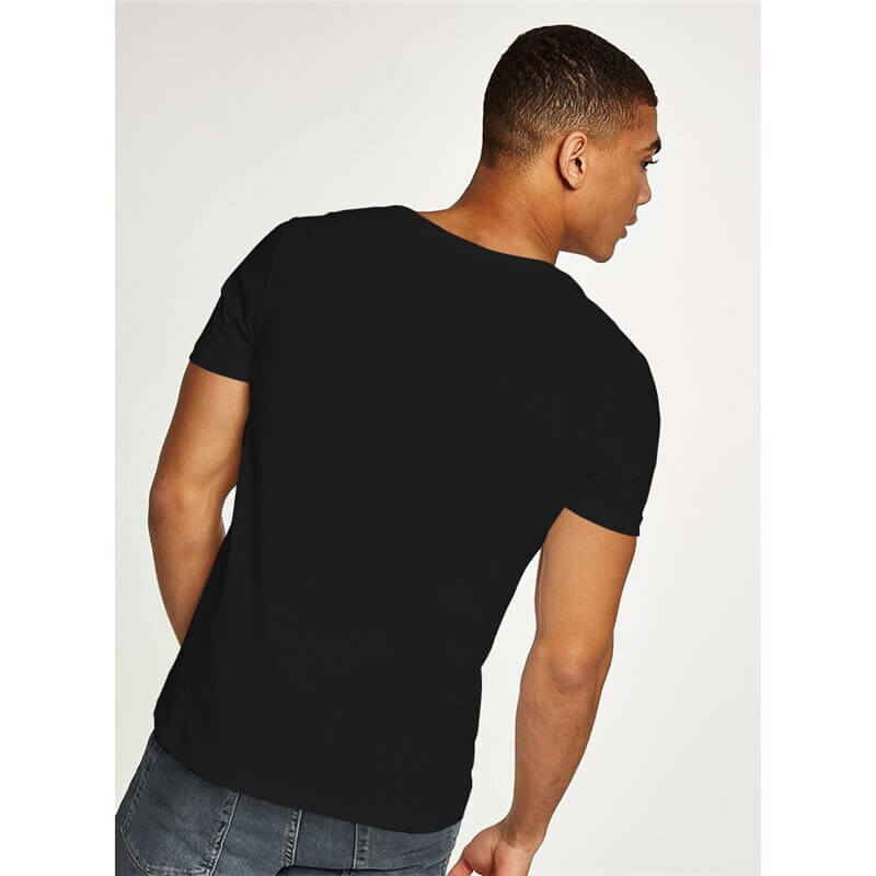Baumwollmischung | figurbetonter Schnitt | tiefer V-Ausschnitt | Slim Fit | S–2XL-Luzern Mode