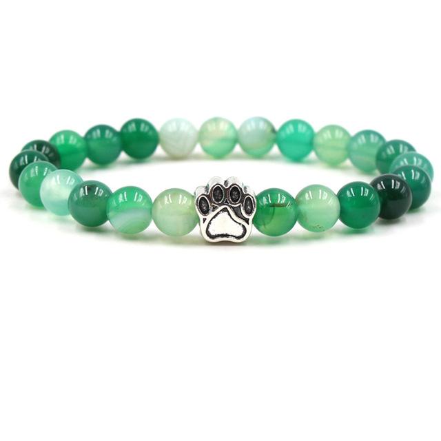 Armband Naturstein | Erdende Kraft | Lavastein | Zeitlos | Komfortabel-Grün-Luzern Mode