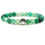 Armband Naturstein | Erdende Kraft | Lavastein | Zeitlos | Komfortabel-Grün-Luzern Mode
