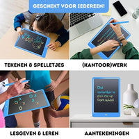 Kinder Zeichentablet | LCD Wiederverwendbar Langlebig Löschbar Sperrfunktion Vielseitig-Luzern Mode