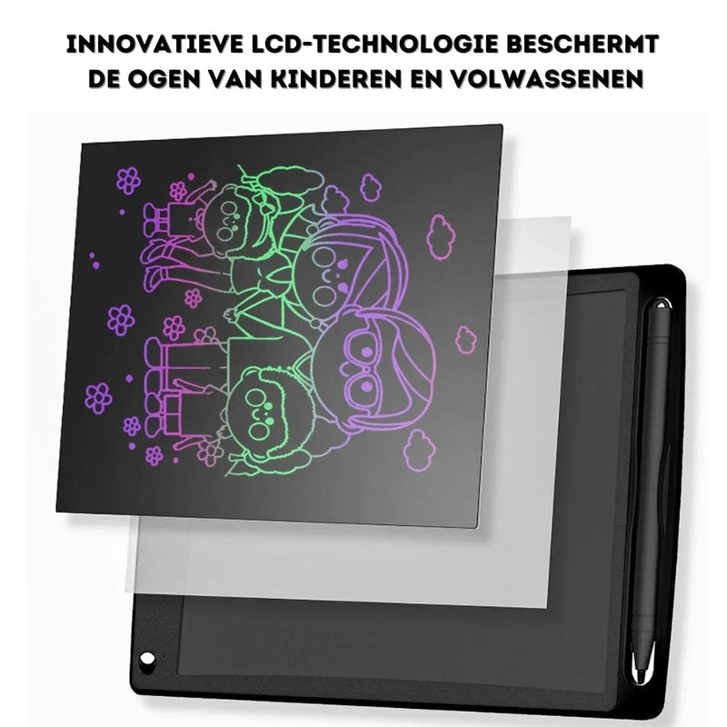 Kinder Zeichentablet | LCD Wiederverwendbar Langlebig Löschbar Sperrfunktion Vielseitig-Luzern Mode