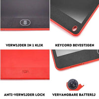 Kinder Zeichentablet | LCD Wiederverwendbar Langlebig Löschbar Sperrfunktion Vielseitig-Luzern Mode