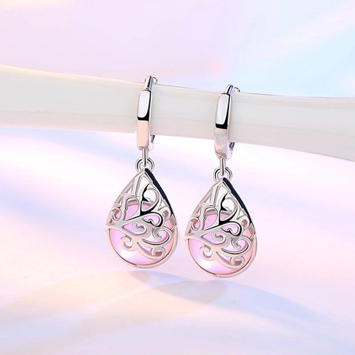 Ohrringe für Damen | Hänger | Lebensbaum | Sterling Silber-Luzern Mode