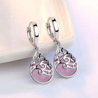 Ohrringe für Damen | Hänger | Lebensbaum | Sterling Silber-Luzern Mode