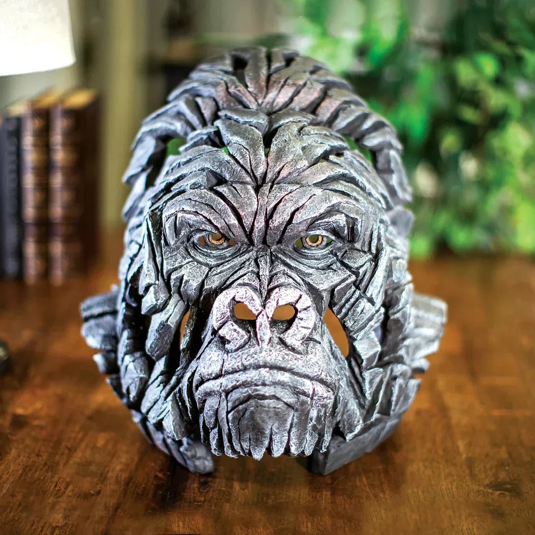 Tierfiguren | Dekorativ Langlebig Stilvoll Einzigartig Robust-Gorilla Skulptur-Luzern Mode