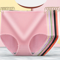 Leckfreie Unterwäsche mit hohem Taillenbund – Camille (8er-Pack)