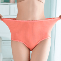 Damenunterwäsche | Leckfrei | 8er-Pack | Hohe Taille | Einfarbig | Farbe-Luzern Mode