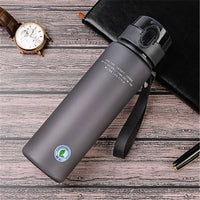 Sporttrinkflasche | Langlebig | Groß | Leckfrei | Vielseitig | Stylisch | Funktional-400ml-Grau-Luzern Mode