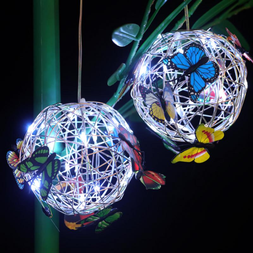 LED Gartenbeleuchtung | Wetterfest Nachhaltig Stimmungsvolles Solar-Aufladen-Luzern Mode
