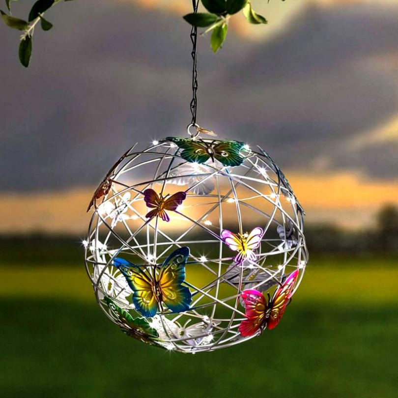 LED Gartenbeleuchtung | Wetterfest Nachhaltig Stimmungsvolles Solar-Aufladen-Luzern Mode