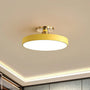 LED Deckenleuchte | Rund Stilvoll Vielseitig Skandinavisch Langlebig-Gelb-30cm-Luzern Mode