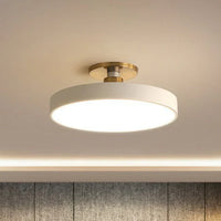 LED Deckenleuchte | Rund Stilvoll Vielseitig Skandinavisch Langlebig-Weiß-30cm-Luzern Mode