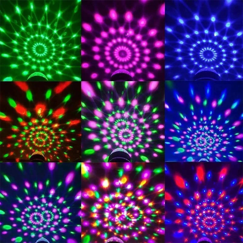 Disco-Lampe | Rotierend | LED | Farbig | Anpassbar | Stecker-Luzern Mode
