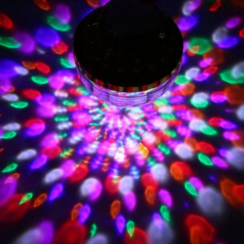 Disco-Lampe | Rotierend | LED | Farbig | Anpassbar | Stecker-Luzern Mode
