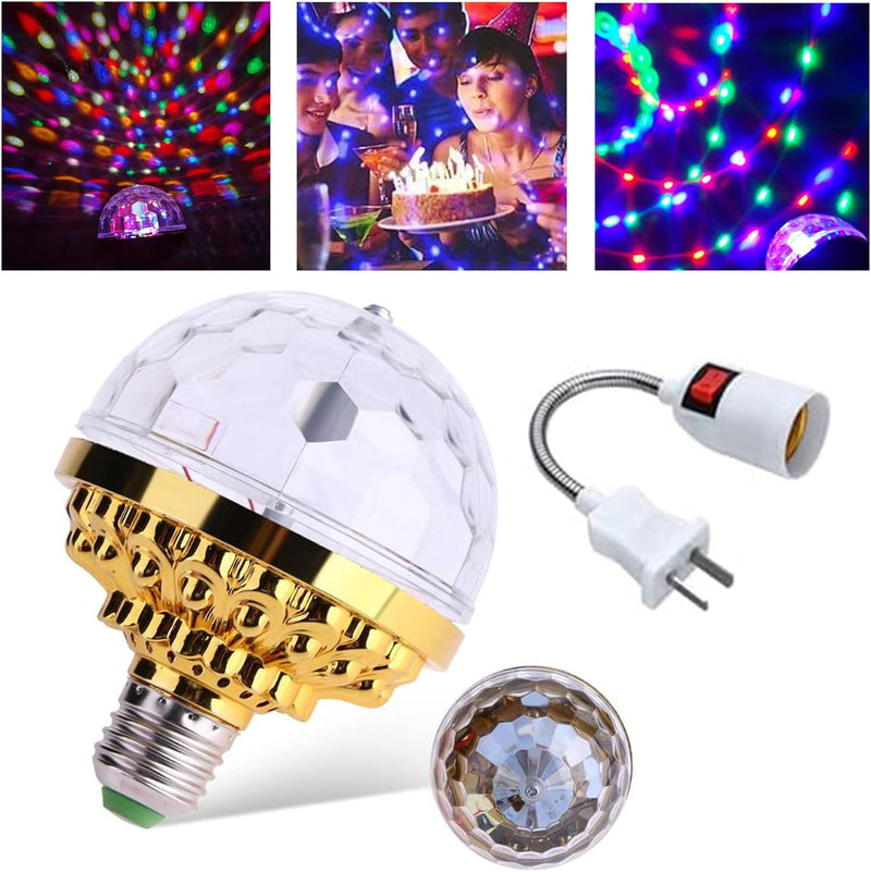 Disco-Lampe | Rotierend | LED | Farbig | Anpassbar | Stecker-Luzern Mode