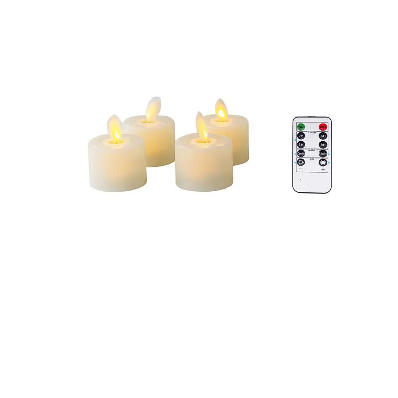 LED Kerzenset | Sicher | Stimmungsvolles Licht | Realistisch | Vielseitig | Stilvoll-4 Stück-Luzern Mode