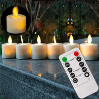 LED Kerzenset | Sicher | Stimmungsvolles Licht | Realistisch | Vielseitig | Stilvoll-6 Stück-Luzern Mode