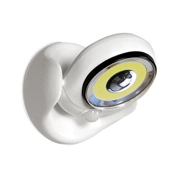 LED-Lampe | Weiß | Rund | Bewegungssensor | Selbstklebend | Batterien-Luzern Mode