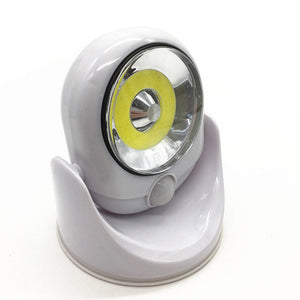 LED-Lampe | Weiß | Rund | Bewegungssensor | Selbstklebend | Batterien-Luzern Mode