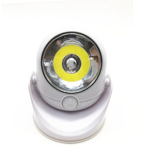 LED-Lampe | Weiß | Rund | Bewegungssensor | Selbstklebend | Batterien-Luzern Mode