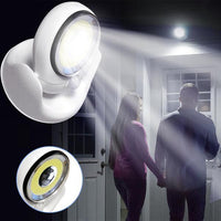LED-Lampe | Weiß | Rund | Bewegungssensor | Selbstklebend | Batterien-Luzern Mode