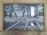 LED Leuchtrahmen | Innovativ | Dekorativ | Bezaubernd-Holz-23x17cm-Luzern Mode