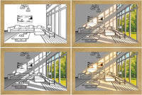 LED Leuchtrahmen | Innovativ | Dekorativ | Bezaubernd-Klarer Tag-23x17cm-Luzern Mode