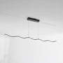 LED-Pendelleuchte | Modern Wellenlinien Stilvoll Langlebig Dimmbar-Schwarz-Warmweiß-Luzern Mode