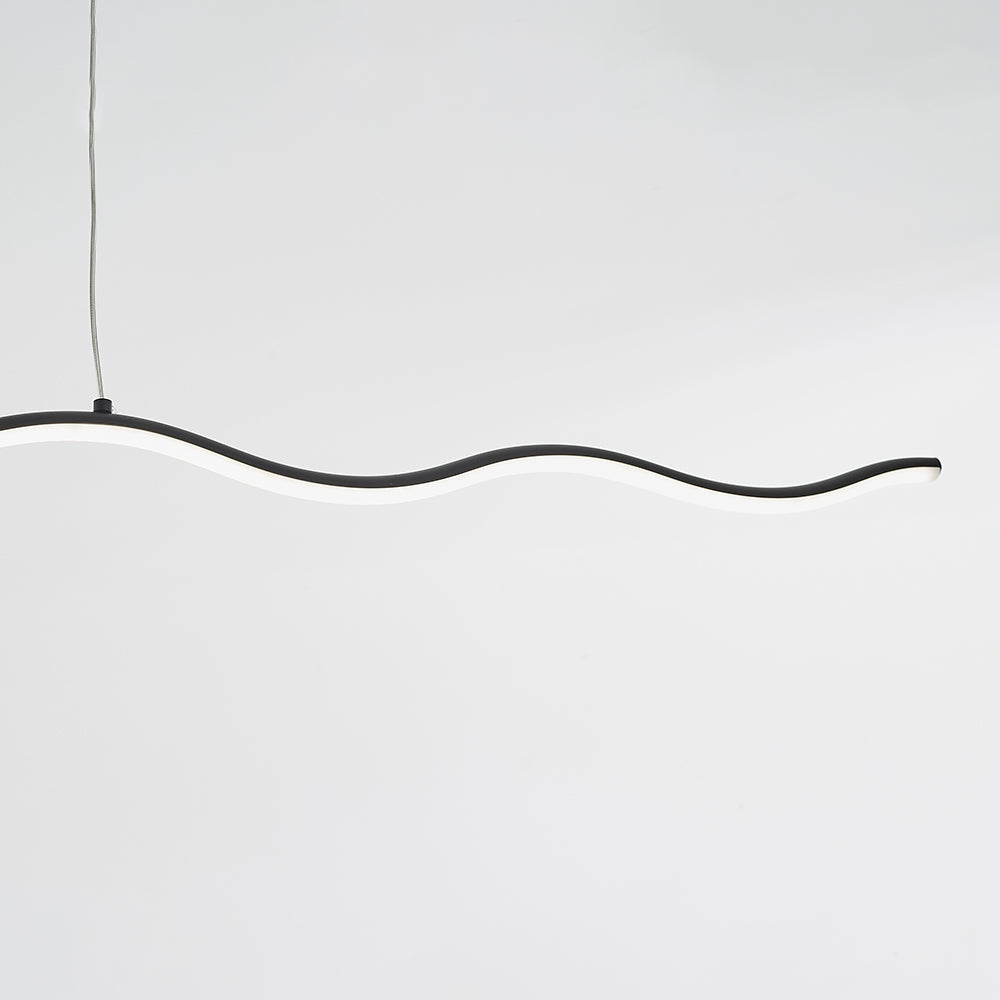 LED-Pendelleuchte | Modern Wellenlinien Stilvoll Langlebig Dimmbar-Luzern Mode
