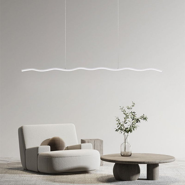 LED-Pendelleuchte | Modern Wellenlinien Stilvoll Langlebig Dimmbar-Luzern Mode