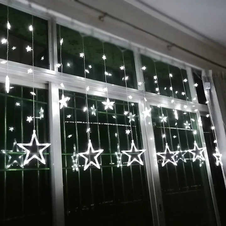 LED-Lichterkette | Sterne Stimmungsvolle Beleuchtung Langlebig Einstellbar Vielseitig-Luzern Mode